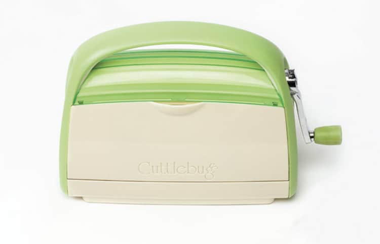 Cricut Cuttlebug machine on a white background