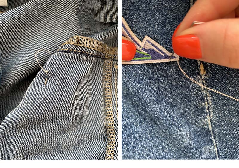 How to Sew a Patch - The Correct Way