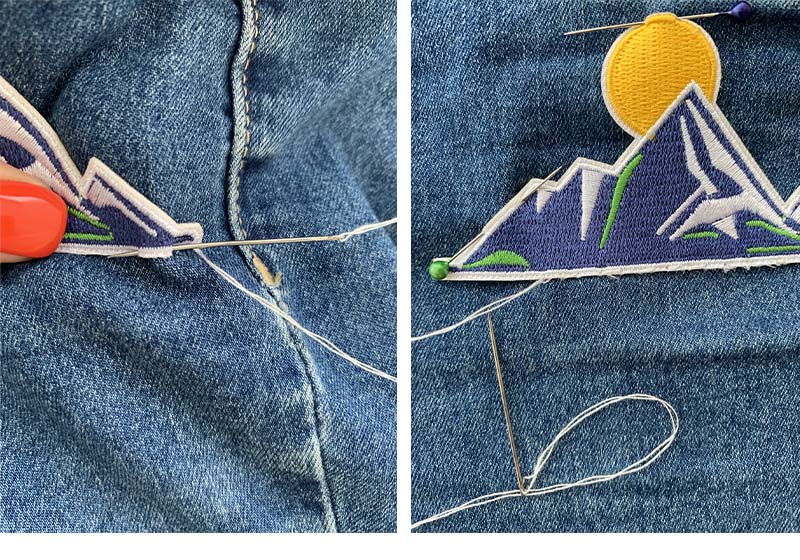 How to Sew a Patch - The Correct Way