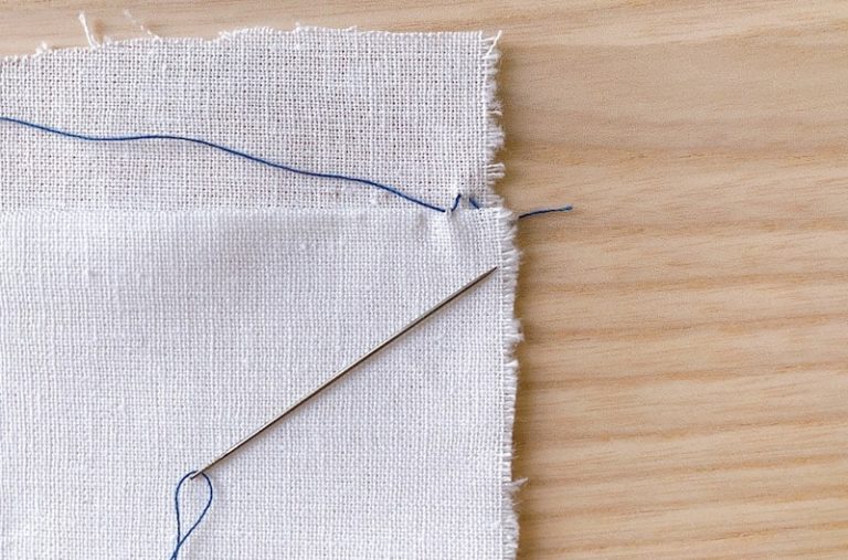 How to Sew a Blind Hem Stitch by Hand - Makers Nook