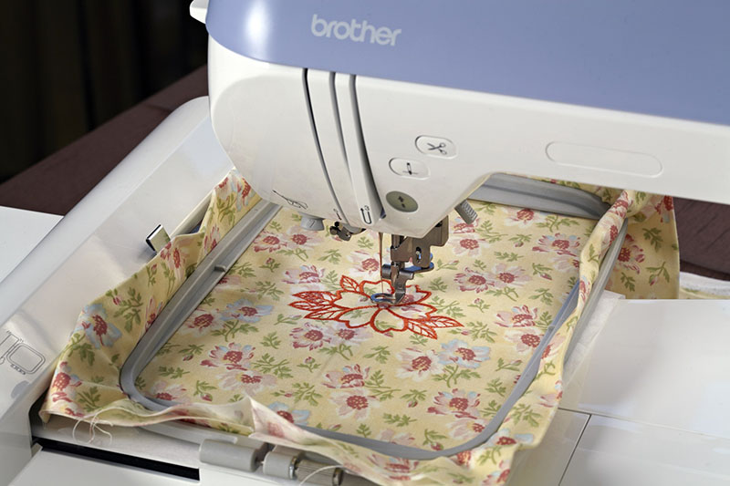 Brother PE770 embroidery area