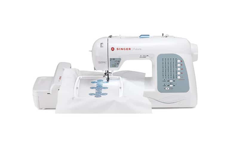 embroidery on Singer Futura XL 400