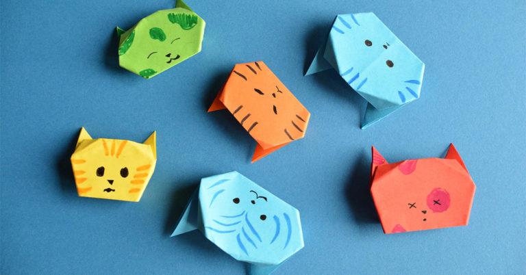 9 Paper Nesting Cats Tutorials That Are Fun & Easy for All Ages