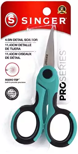 SINGER 4-1/2-Inch Scissors with Nano Tip