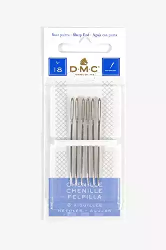 DMC Chenille Hand Needles Size 18/22 (6-Pack)
