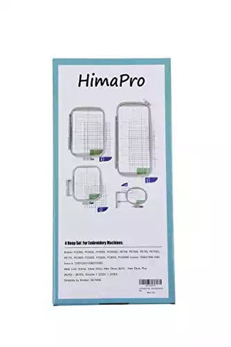 Embroidery Hoop Set for Brother Embroidery Machine - 4 Pack