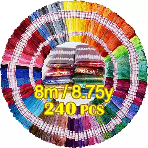 DMC Cotton Embroidery Floss (240 Pcs)